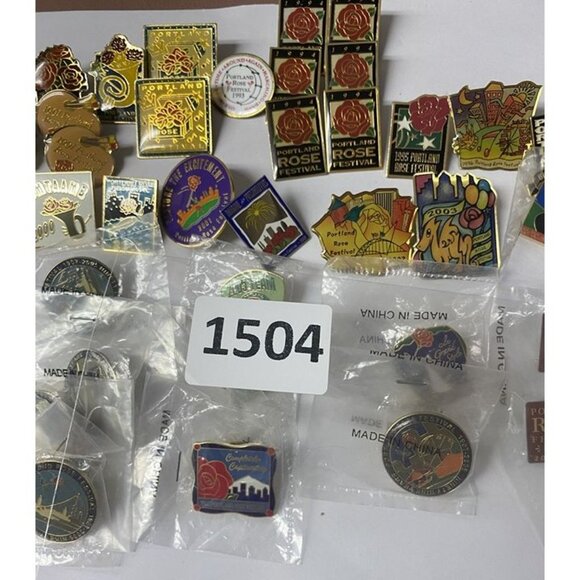 Lot 37 ~ 1989 To 2007 Portland Rose Festival Oregon Vintage Pins - Picture 7 of 12